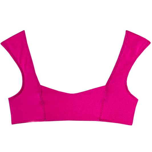 Jenny top in glossy pink